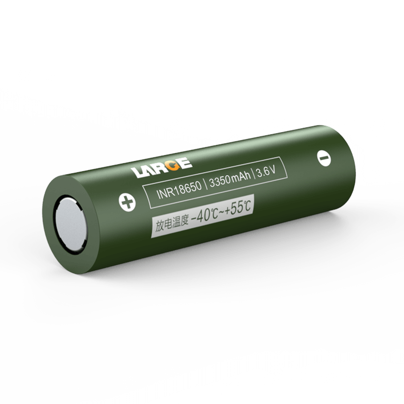 低溫高能量密度18650 3.6V 3350mAh，比能量240Wh/kg